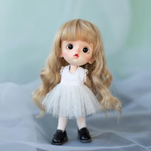 Ob11 baby dress dress gauze skirt tank skirt shirt 1/12 BJD baby clothes GSC can wear Molly doll clothes