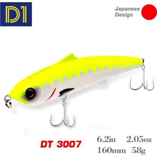 D1 Floating Pencil Fishing lure 160mm 58g Artificial Plastic Wobbler Hard Bait Crankbait For Bass carp fishing Tackle DT3007