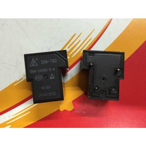 SHA-T90 SHA-24VDC-S-A relay 4 pin normally open large current 45A welding machine