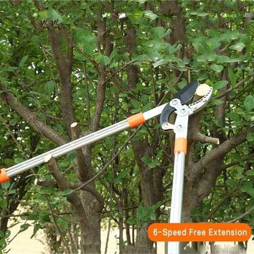 Garden Pruning Scissors High Branch Pruning Tool with Long Reach Aluminum Handle For Fruit Picker Pruner Garden Tools C1