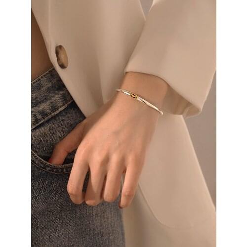 925 sterling silver jewelry with Thai silver face bracelet simple retro bracelet for female birthday gifts