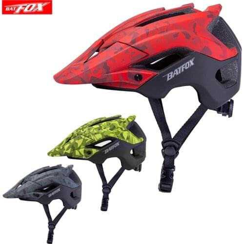 BATFOX racing Women Men Adult bike helmet Capacete Bicicleta XC AM Casco Integral MTB Road Riding Helmet Casco Bicicleta