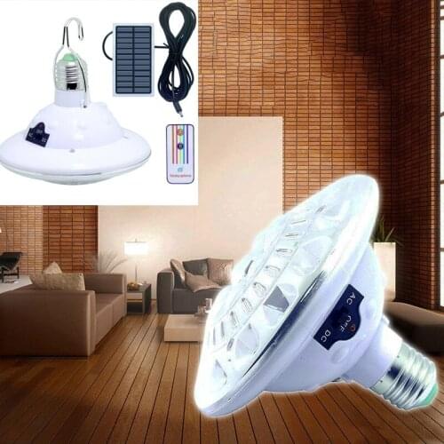 22LED Outdoor Camping Light Portable Solar Lamp E27 Led Bulb Lanterna Tent Work Light Torch Emergency Hiking Fishing Flashlight