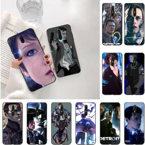 YJZFDYRM Detroit Become Human DBH Soft Silicone TPU Phone Cover For Oppo A5 A9 2020 Reno2 z Renoace 3pro Realme5Pro