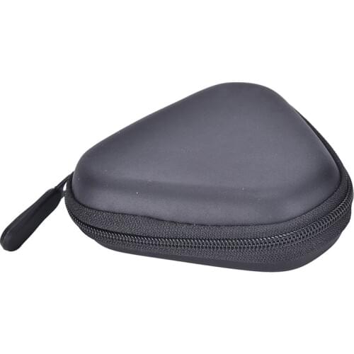 1PC Zipper Triangle Shape Headphones Box Trinketry Storage Carrying Pouch Bag Earphone Earbuds Hard Case Coin Purse