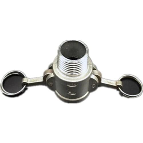 1pcs 1" BSP male Thread 304 Stainless Steel Type B Socket Camlock Fitting Cam and Groove Coupler