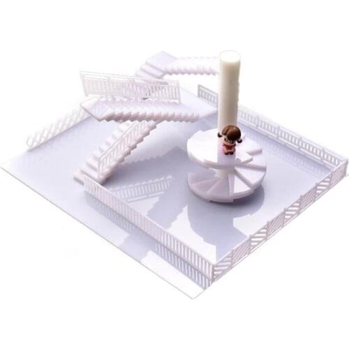 10pcs/lot Model Train Railway Building Fence Wall 1/100 1/200 HO Z Scale For Train Layout Design Diorama