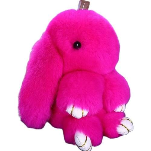 11 color! 1pc Cute Bunny Plush Toys Stuffed Anime Rabbit doll small Pendants Rabbit Key chain