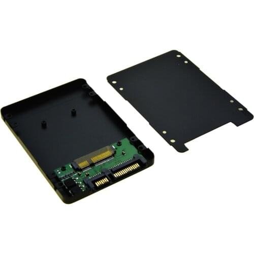 MSATA SSD to 2.5" SATA 3.0 6Gb/s Adapter with aluminum case 22 (7+15) pin serial ata to mini sata Converter Enclosure
