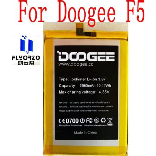New 2660mAh Doogee F5 Battery Smart Phone Parts backup battery For Doogee F5 Smart Phone