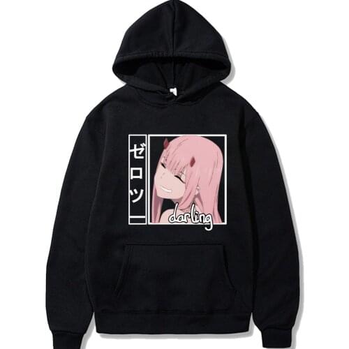 Anime Darling in the Franxx Loose Hoodies Woman Sweatshirt Autumn Winter Female Hoodies Women Sweat-shirts