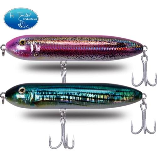 CFLURE 165mm 95g Saltwater Floating Pencil Bait Fishing Lure Arayo Tuna Barracuda Gt with Quadruple Bold VMC Saltwater Hooks