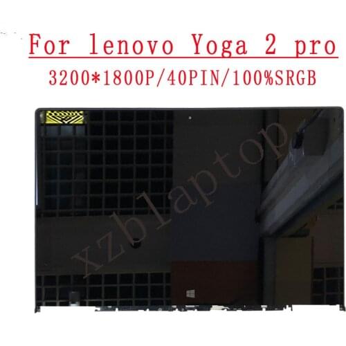 13.3'' 3200*1800IPS 100%SRGB 40PIN LCD For Lenovo Yoga 2 pro 13 LTN133YL01-L01 Laptop LCD Touch Screen Assembly with frame bezel