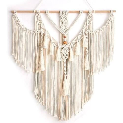Macrame Tapestry Boho Decoration Nordic Style Hand Woven Tapestry Wall Hanging Room Living Room Art Decor Bohemian Decor