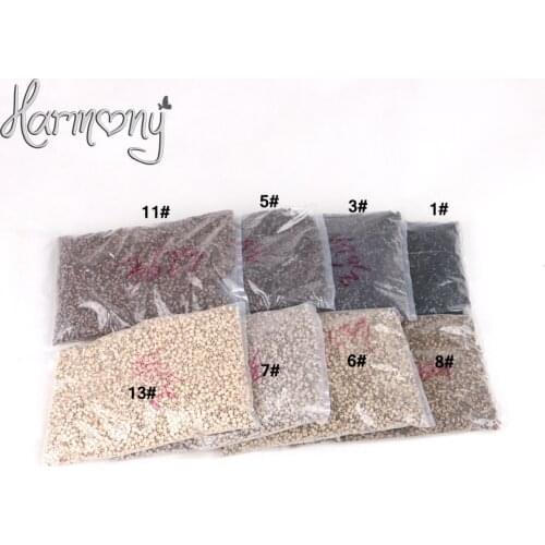 Easily Euro Locks 10 000pcs 3629 x 4.5mm Micro copper Ring mini locks links 8 Color Options Straight Micro Beads for I TIP hair