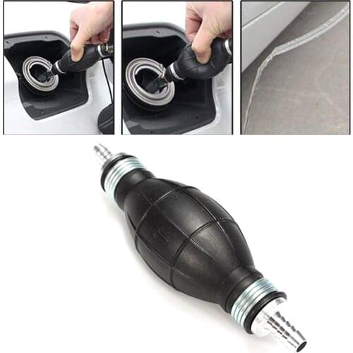 6mm Line For Car Boat Marine Outboard, Primer Fuel Pump Rubber & Aluminum Fuel Pump Hand Primer Bulb Gas Petrol Fuel Hand Pump