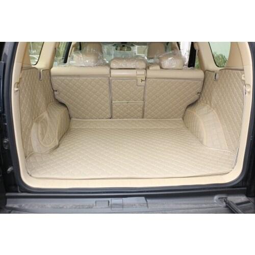 Car Travel Best! Special trunk mats for Toyota Land Cruiser Prado 150 5seats -2010 waterproof boot carpets for Prado 2013