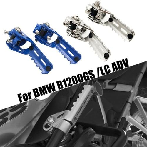 4 color Motorcycle stainless steel Highway Front Pegs Footrests Foot Pegs For BMW R1200GS LC R 1200 R1200 GS adv adventure LC