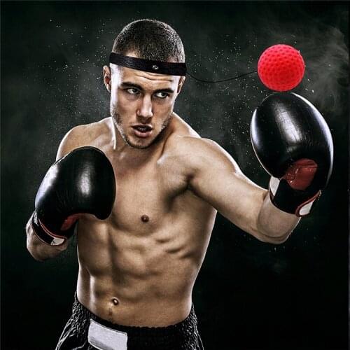 Kick Boxing Reflex Ball Head Band Fighting Speed Training Punch Ball Muay Tai MMA Exercise Equipment Accessories