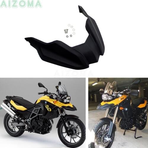 Plastic Motorcycle Fender Beak Extension Front Mudguard Extender For BMW F800GS F650GS F800 GS 2008-2013 Black Wheel Cover Cowl