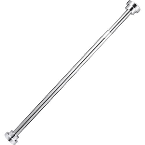 55CM To 85CM Adjustable Stainless Steel Spring Tension Rod Rail For Clothes / Towels / Curtains (Silver)