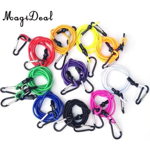 3ft Marine Kayak Canoe Tow Line Lanyard with Carabiner Clips Yellow Canoe Accessories for Paddle Board Kayak Canoe Boat Dinghy