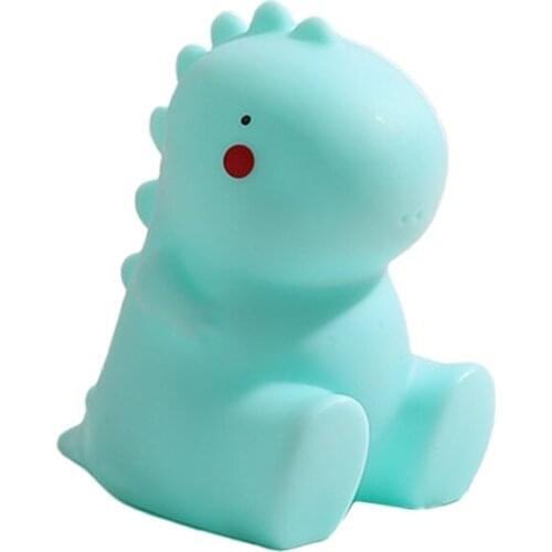 Cute Baby Night Light Bunny Star Moon Dinosaur Shape Silicone Kids Nursery Lamp