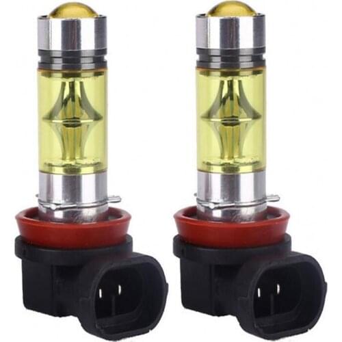JanDeNing 2x High Power H8 H9 H11 20-SMD LED Fog Light Bulbs Car Driving Lamp Daytime Running Lights 4300K