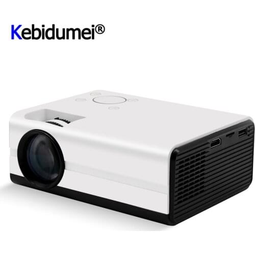 2200lumens LED Mini Projector 800*480 Pixels Supports 1080P HDMI-compatible USB Audio Portable Home Media Video Player T01S