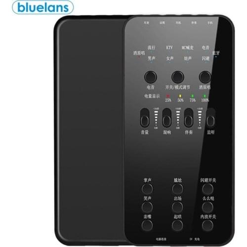 Universal Real-Time External Sound Card USB Headset Microphone Multi-Purpose Broadcasting Sound Card For Recording Karaoke Songs