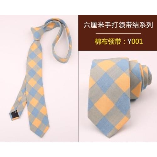 Japanese check tie uniform shirt matching female and male British style college style casual student narrow fashion
