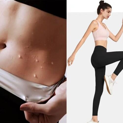 Women Sauna Sweat Shorts Hot Fitness Capris Pants Exercise Leggings High Waist Thermo Workout Gym Short Pants