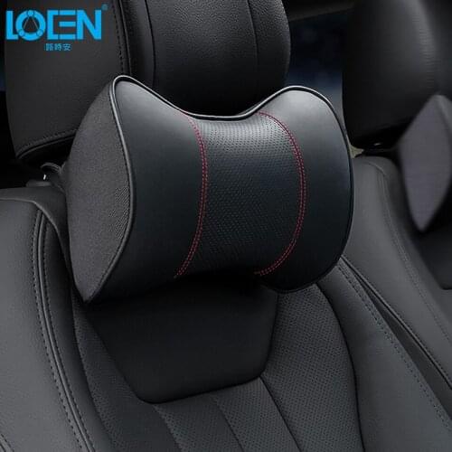 1PCS Breathable Headrest Neck Pillow Memory Foam Rebound Head Restraint Support Pillows Universal 29*19cm Auto Accessories