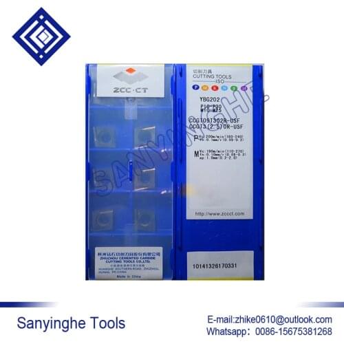 Free shipping high quality 10pcs/lots YBG202 CCGT09T302R-USF cnc carbide turning inserts