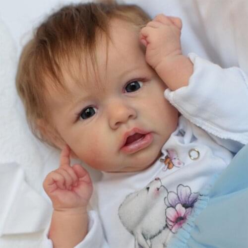 Hoomai 23 inch lovely Dolls So Truly Like Alive Doll for girls best Toy Gifts silicone reborn baby dolls