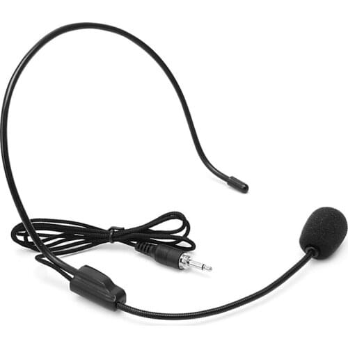 3.5mm Wired Microphone Voice Amplifier Headset Studio Conference Speech Speaker