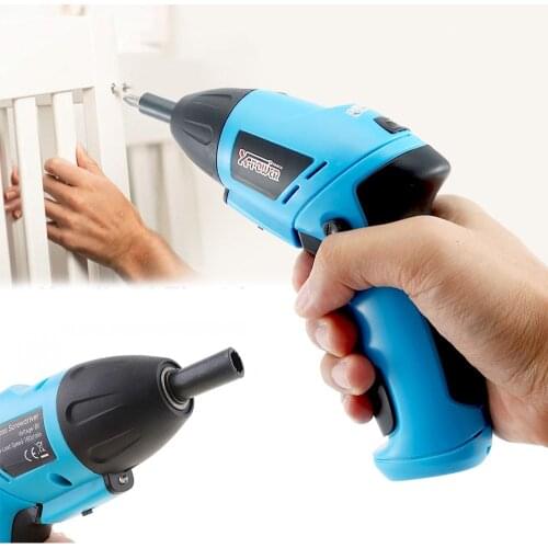 3.6V Mini Electric Screwdriver LED Light Cordless Drill Wireless With 10 Bits Lithium Battery Rechargeable Home Power Tools