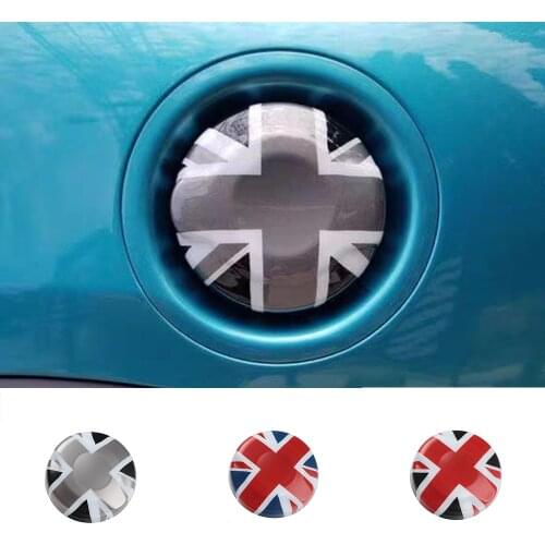 Union Jack 3D Tank Cap Protective Sticker Cover Case For Mini Cooper One JCW F55 F56 F57 2.0T Car Accessories Exterior Trim