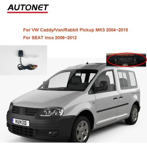Autonet car rear view camera For Volkswagen VW Caddy/Van/Rabbit Pickup MK3 /SEAT Inca Backup Camera license plate camera