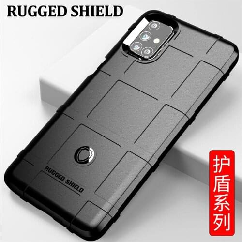 Case for Galaxy M31S Cover Heavy Duty Armor Rugged Shield Shockproof Soft TPU Case for Samsung Galaxy M31S SM-317F