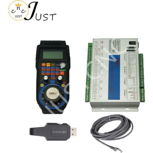 Cnc kit Ethernet Mach3 2MHz controller kit XHC 3 4 6-axis motion control card with MPG wireless suspension handwheel WHB04B
