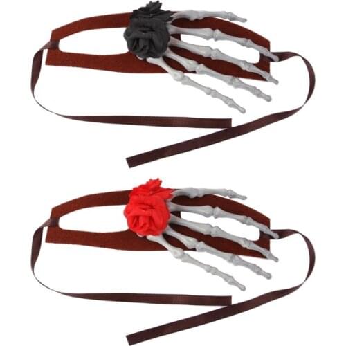 Creativity Halloween Funny Bones Hand Flower Clothes Decoration Party Costume Cat Dress Up Accessories Gift Enjoy Joy