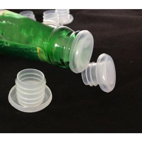 Round wine bottle cap Food-grade plastic Glass Bottle Stopper for crafts home brew brewing Beer Liquor Seal Save Plug Bar Tool