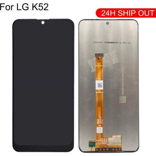 New 6.6" For LG K52 LCD Display Touch Screen Digitizer Panel Assembly Replacement Parts For LG K52 Display SCreen
