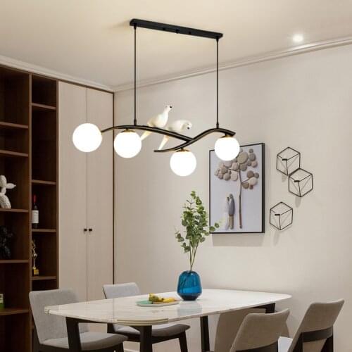 Restaurant simple modern personality creative designer bird dining room table lighting Nordic style Pendant Lights LX111702