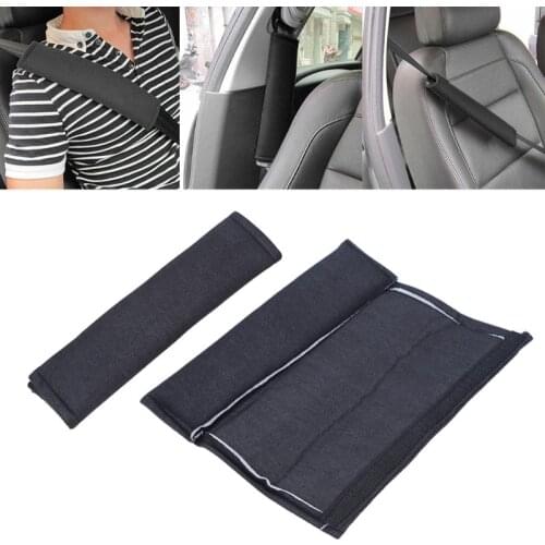 VODOOL 2pcs Car Seat Belt Pads Harness Safety Shoulder Strap Cushion Cover Shoulder Cover Car Seat Belt Pad Strap Safety Belt