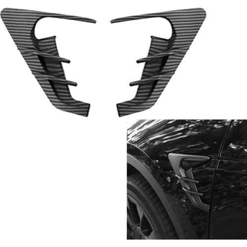 For Tesla Model Y 2020 2021 Camera Fender Cover Vent Frame Side Exterior Decor Protection Sticker