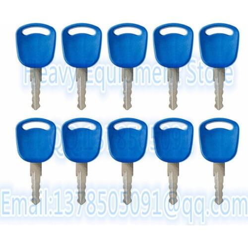 10 Pcs 14601 Key For New Holland Excavator Grader Dozer