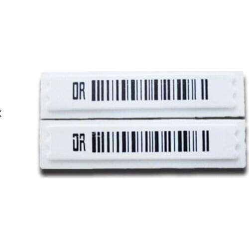 1000pcs/lot 58KHz Anti-theft Magnetic Soft label Supermarket Store Products Bar code Tag EAS Security Anti-theft DR labels