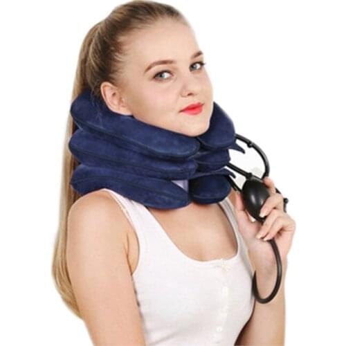 Cervical traction apparatus Cervical vertebral stretcher Home care cervical spondylosis inflatable traction neck guard